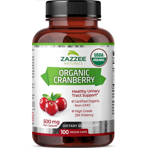 Zazzee Organic Cranberry